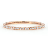14K Rose Gold Round Diamond Eternity Band (0.50 ct T.W.)
